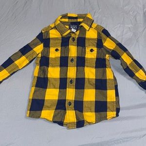 Kids Flannel button down